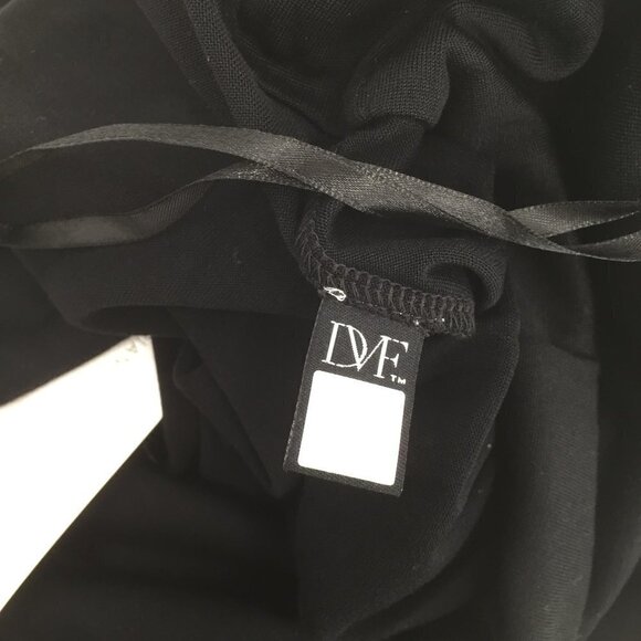 DVF Diane von Furstenberg Banded Fran plaid black tank cowl dress shift new 2 - Picture 6 of 6
